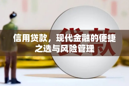 共和信用贷款，现代金融的便捷之选与风险管理