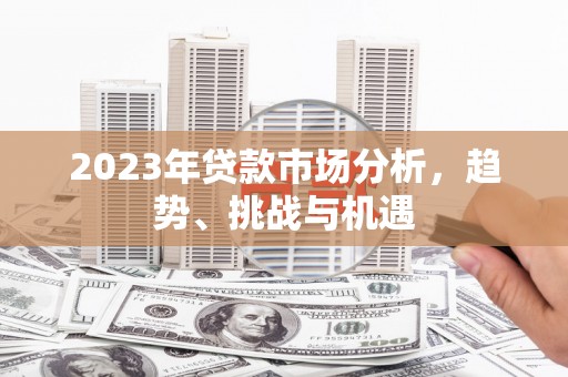 共和2023年贷款市场分析，趋势、挑战与机遇