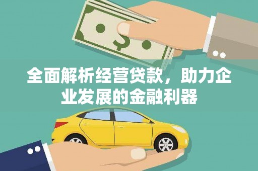 共和全面解析经营贷款，助力企业发展的金融利器