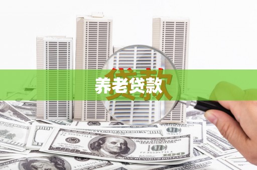 共和养老贷款