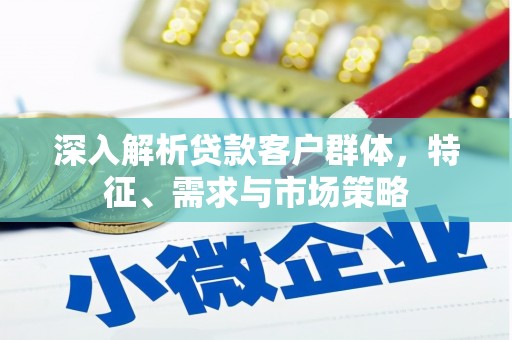 共和深入解析贷款客户群体，特征、需求与市场策略