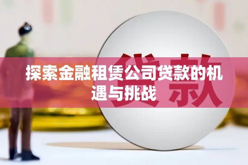 共和探索金融租赁公司贷款的机遇与挑战