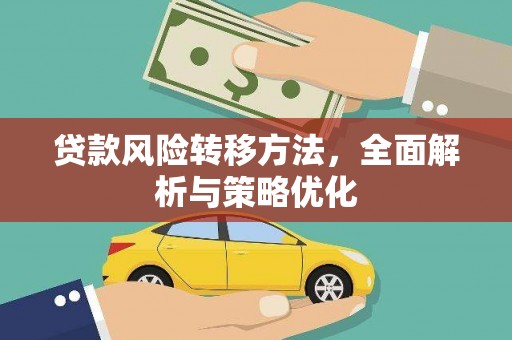 共和贷款风险转移方法，全面解析与策略优化