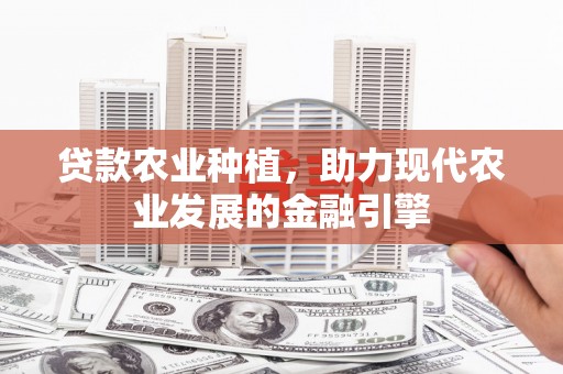 共和贷款农业种植，助力现代农业发展的金融引擎