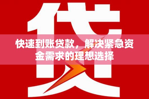 共和快速到账贷款，解决紧急资金需求的理想选择