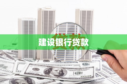共和建设银行贷款