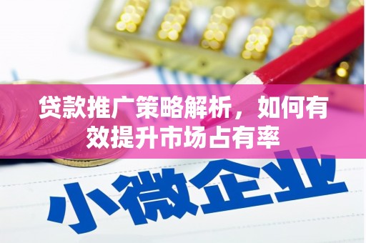 共和贷款推广策略解析，如何有效提升市场占有率