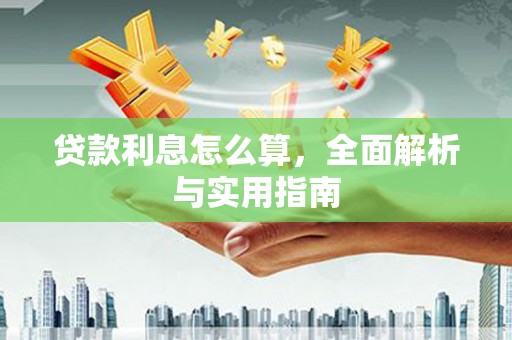 共和贷款利息怎么算，全面解析与实用指南