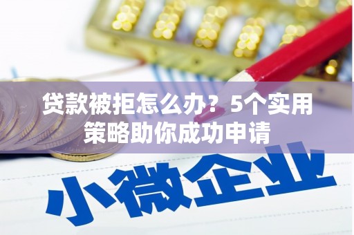 共和贷款被拒怎么办？5个实用策略助你成功申请