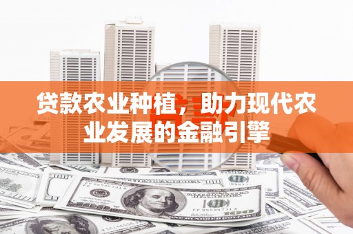 共和贷款农业种植，助力现代农业发展的金融引擎