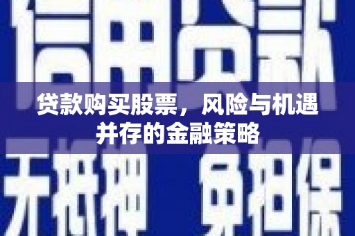 共和贷款购买股票，风险与机遇并存的金融策略