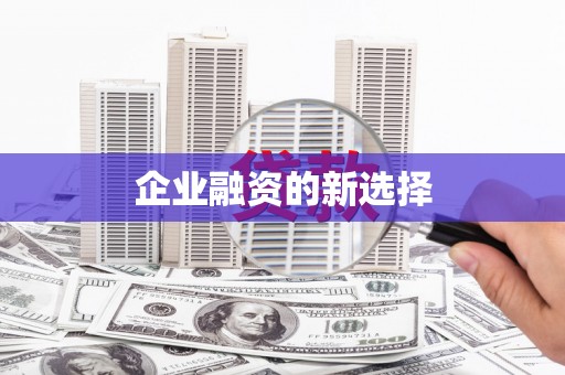 共和企业融资的新选择