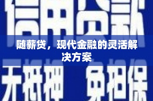 共和随薪贷，现代金融的灵活解决方案