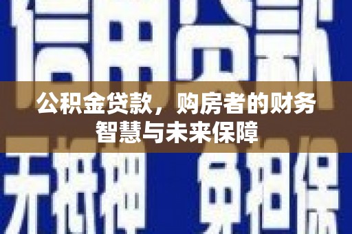 共和公积金贷款，购房者的财务智慧与未来保障