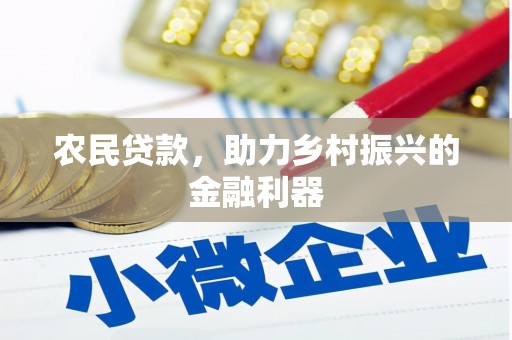 共和农民贷款，助力乡村振兴的金融利器