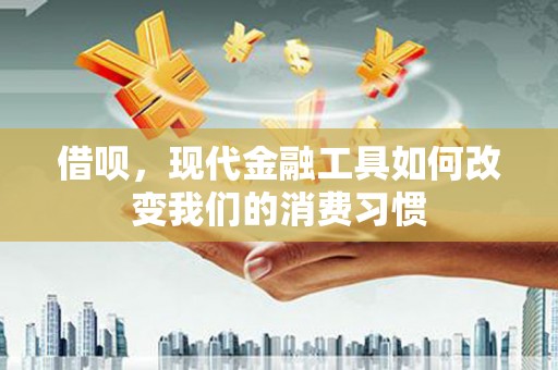 共和借呗，现代金融工具如何改变我们的消费习惯