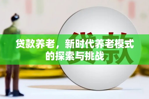 共和贷款养老，新时代养老模式的探索与挑战