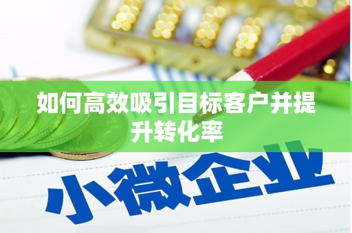 共和如何高效吸引目标客户并提升转化率