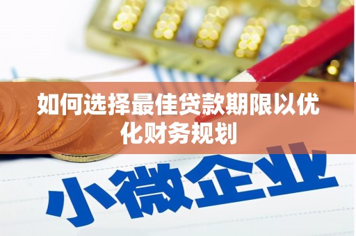 共和如何选择最佳贷款期限以优化财务规划