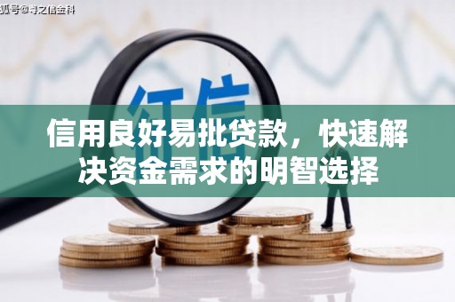 共和信用良好易批贷款，快速解决资金需求的明智选择