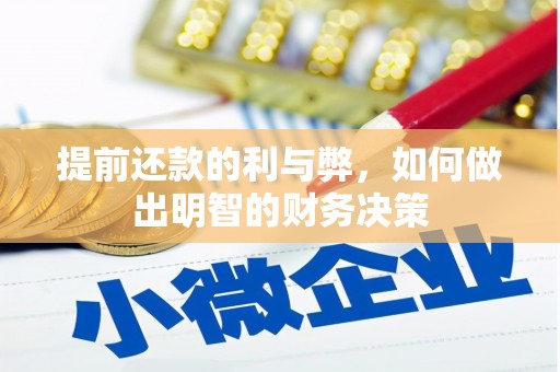 共和提前还款的利与弊，如何做出明智的财务决策