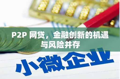 共和P2P 网贷，金融创新的机遇与风险并存