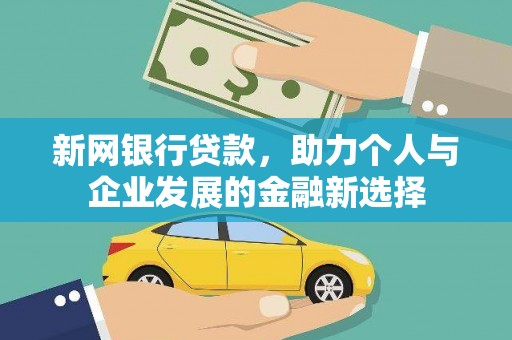共和新网银行贷款，助力个人与企业发展的金融新选择