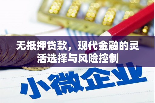 共和无抵押贷款，现代金融的灵活选择与风险控制