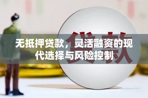 共和无抵押贷款，灵活融资的现代选择与风险控制