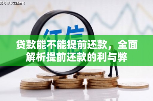 共和贷款能不能提前还款，全面解析提前还款的利与弊