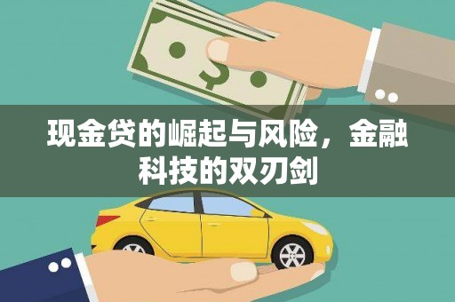 共和现金贷的崛起与风险，金融科技的双刃剑