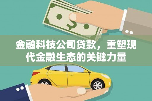 共和金融科技公司贷款，重塑现代金融生态的关键力量