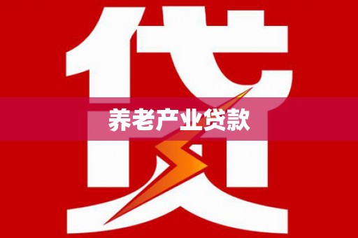 共和养老产业贷款