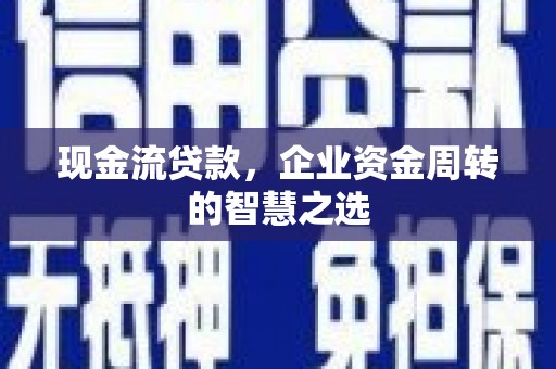 共和现金流贷款，企业资金周转的智慧之选