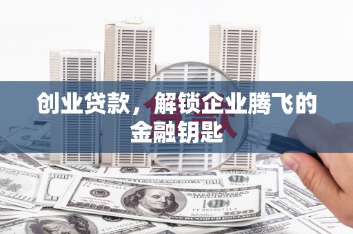 共和创业贷款，解锁企业腾飞的金融钥匙