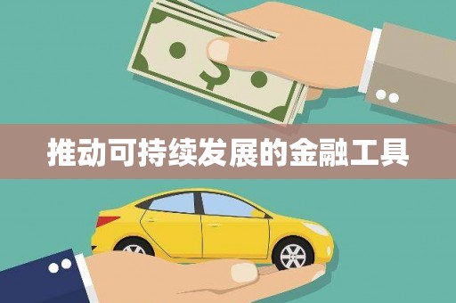 共和推动可持续发展的金融工具