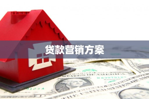 共和贷款营销方案