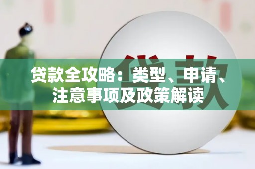 共和贷款全攻略：类型、申请、注意事项及政策解读