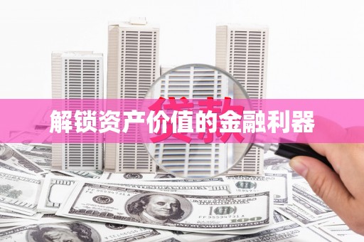 共和解锁资产价值的金融利器